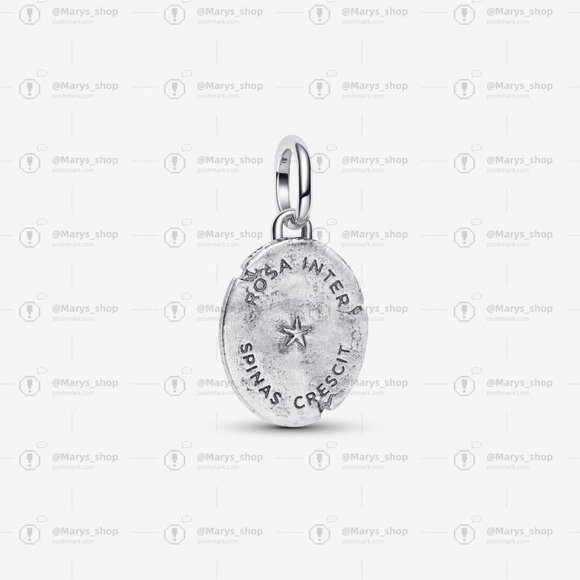 Pandora Rose Medallion Charm - Picture 2 of 6